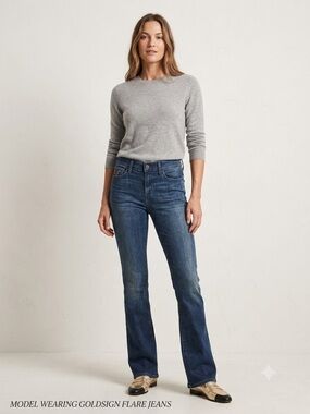 Goldsign Women's Blue Flare Jeans zuinn sz 26